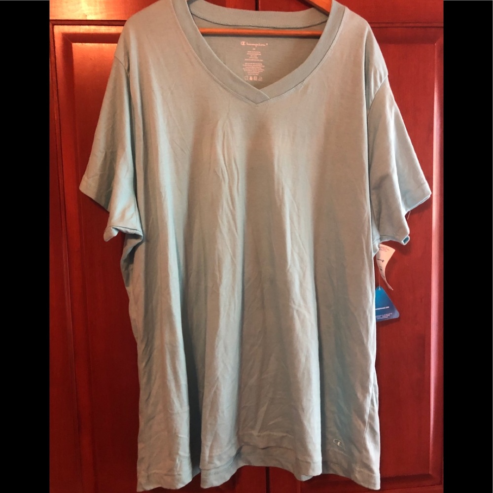 Champion Mint B- Neck Tee NWT Size 3X